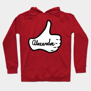 Men name Alexander Hoodie